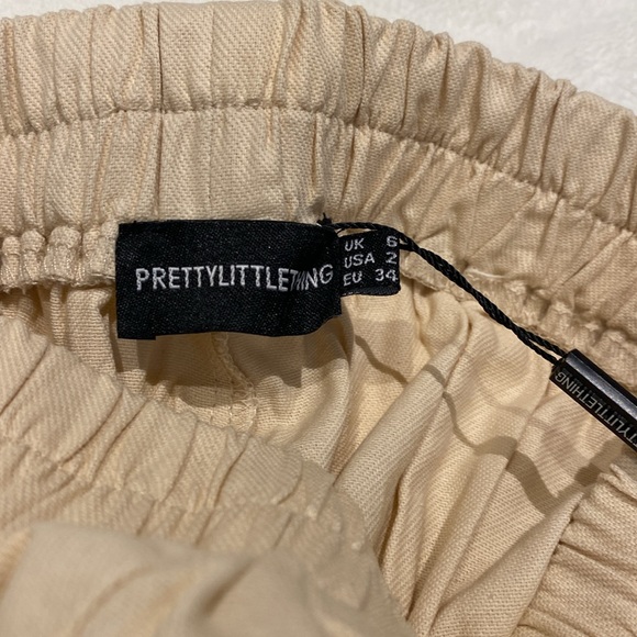PRETTY LITTLE THING- khaki pants NWT - Picture 6 of 7